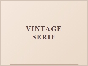 Elegant Vintage Serifs From 1950s Magazine Design